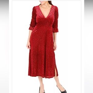 NWT Betsey Johnson Velvet Dress